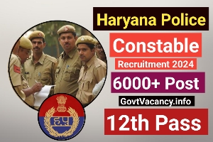 Haryana Police Constable Online Form 2024