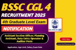 BSSC CGL Recruitment 2025
