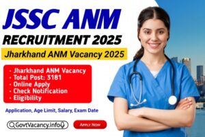 JSSC Jharkhand ANM Vacancy 2025