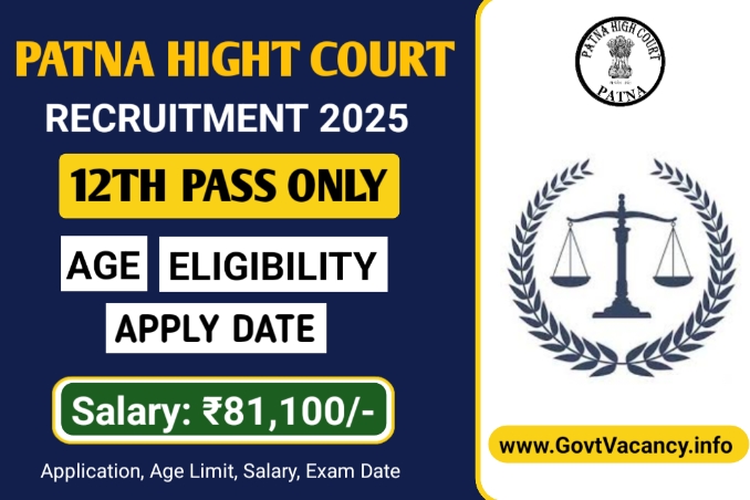 Patna High Court Stenographer Recruitment 2025