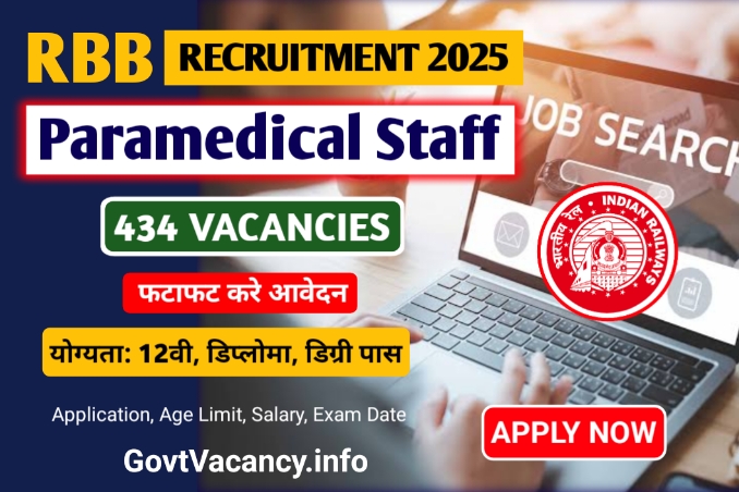 RRB Paramedical Recruitment 2025