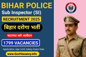 Bihar Police SI Recruitment 2025