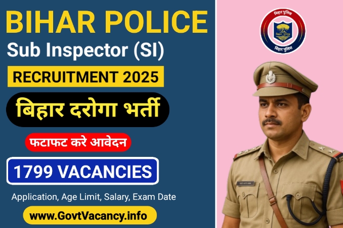 Bihar Police SI Recruitment 2025