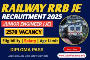Railway RRB JE Recruitment 2025