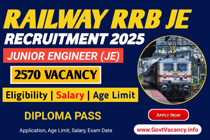 Railway RRB JE Recruitment 2025
