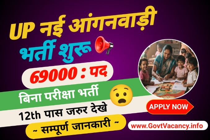 UP Anganwadi Recruitment 2025
