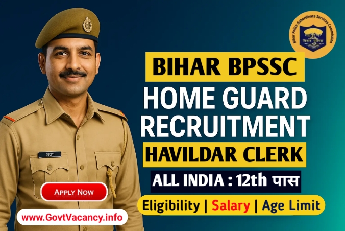 BPSSC Bihar Home Guard Recruitment 2026