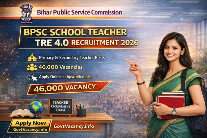 BPSC TRE 4.0 School Teacher Recruitment 2026