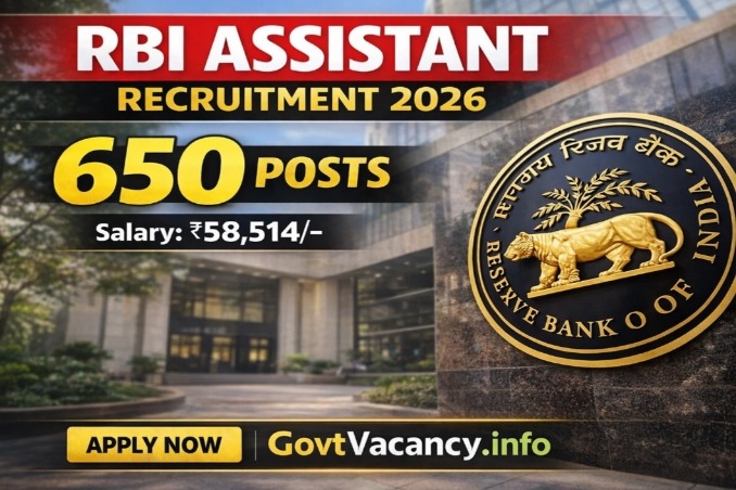 RBI Assistant Recruitment 2026