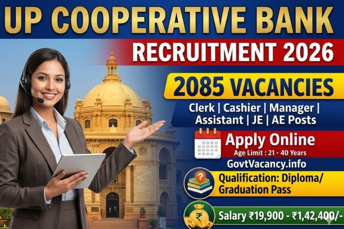 UP Co-operative Bank Recruitment 2026