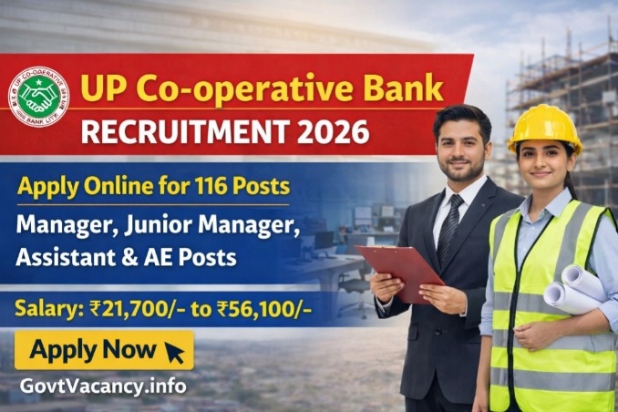 UP Co-operative Bank Recruitment 2026