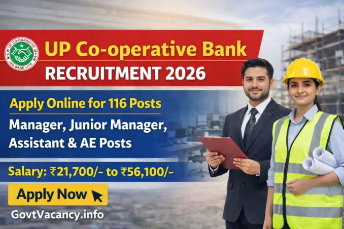UP Co-operative Bank Recruitment 2026