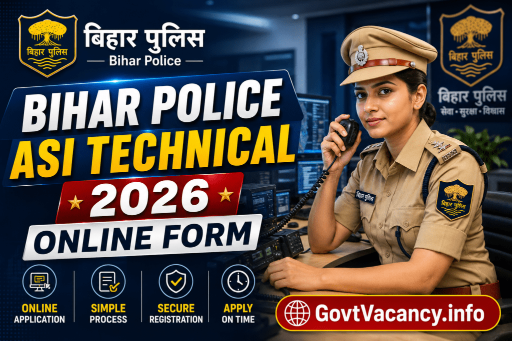 BPSSC Bihar Police ASI Recruitment 2026